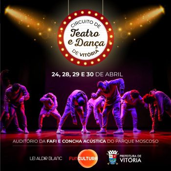 Vitória realiza circuito de teatro e dança a partir de domingo (24)