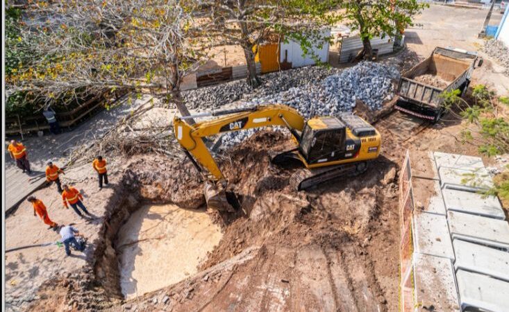 Marataízes: iniciada no Porto da Barra a obra de reurbanização da Avenida Simão Soares