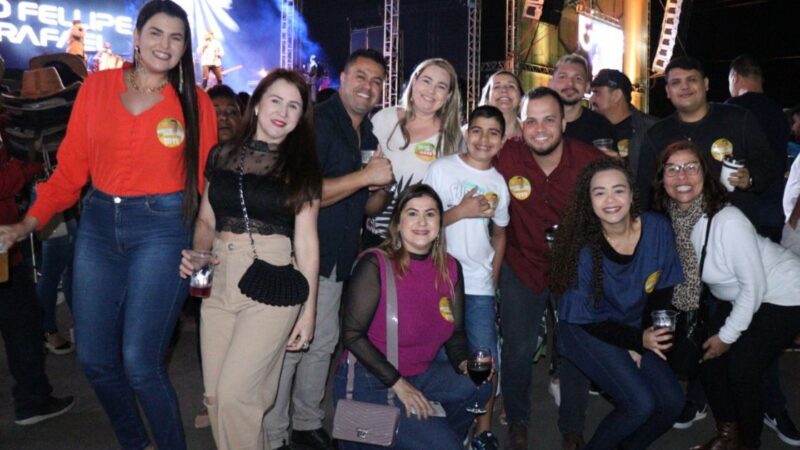 Viana se encontra na abertura da 3ª Festa da Cana e do Mel