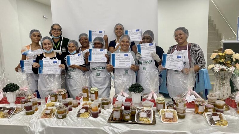 Prefeitura de Presidente Kennedy e SENAR oferecem curso de doces e conservas caseiras