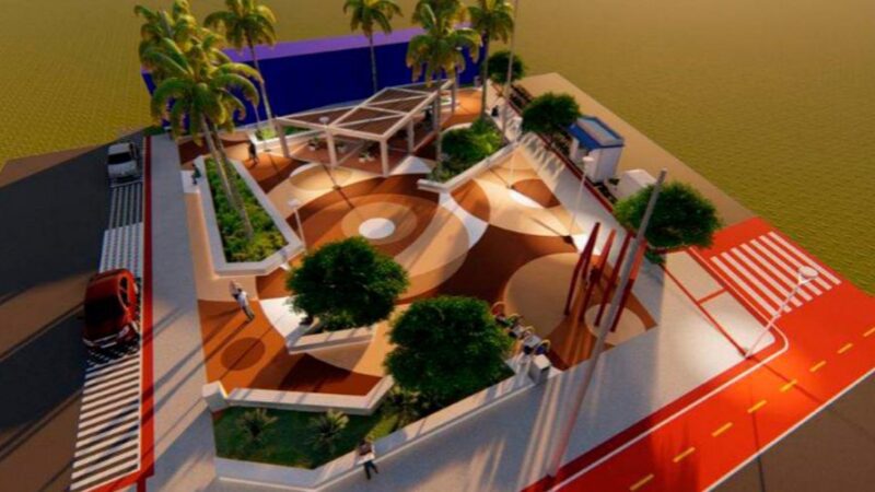 ​Reconstrução da praça do ‘Chocolate’ embeleza a história da Glória