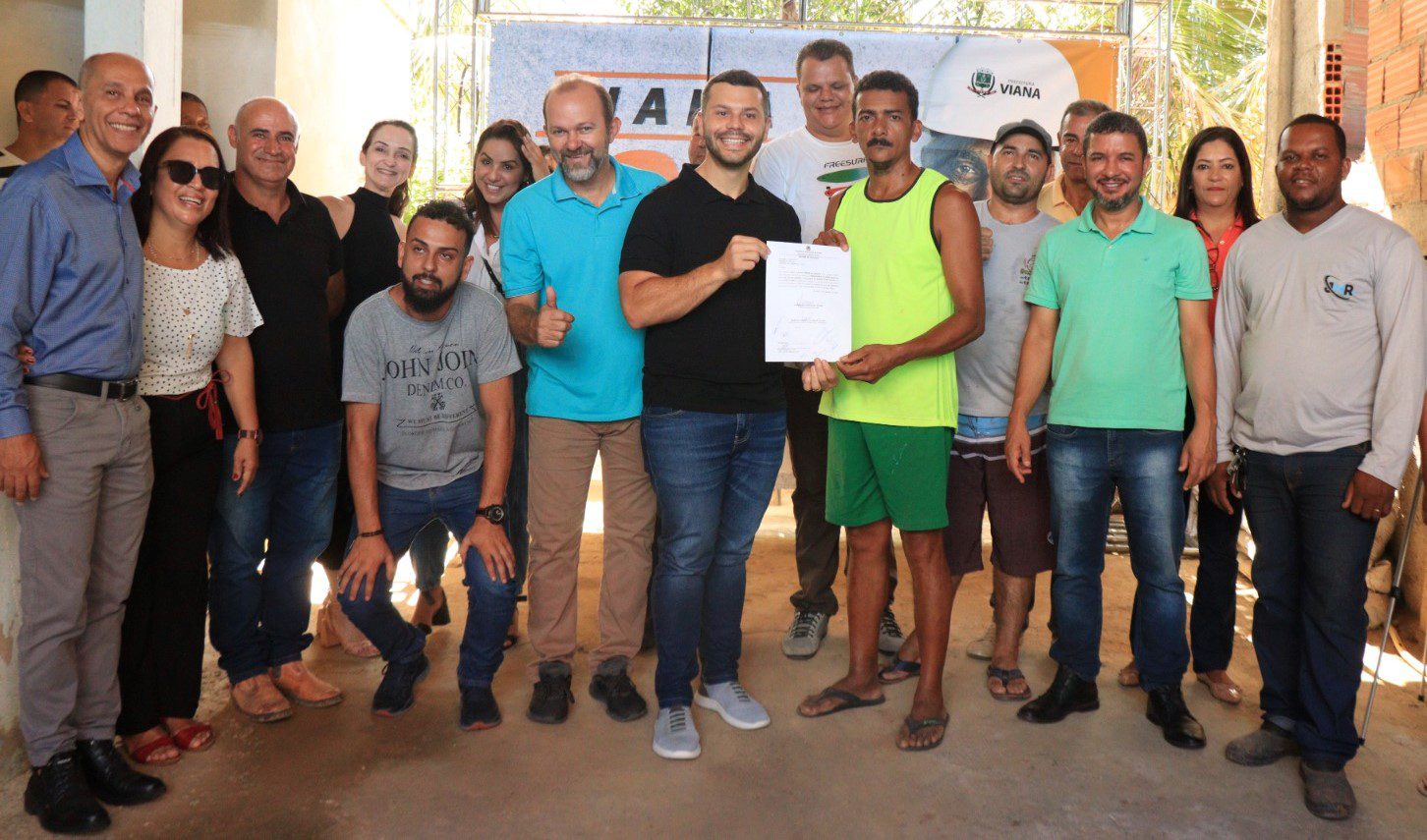 Rua de Bom Pastor em Viana recebe ordem de serviço para drenagem e pavimentação