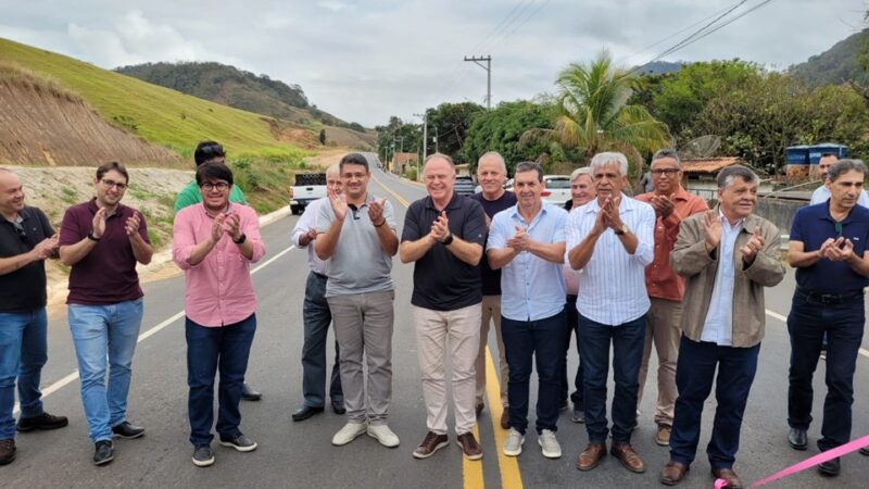 Governo do Estado finaliza obra de pavimentação da Rodovia ES-181 em Alegre