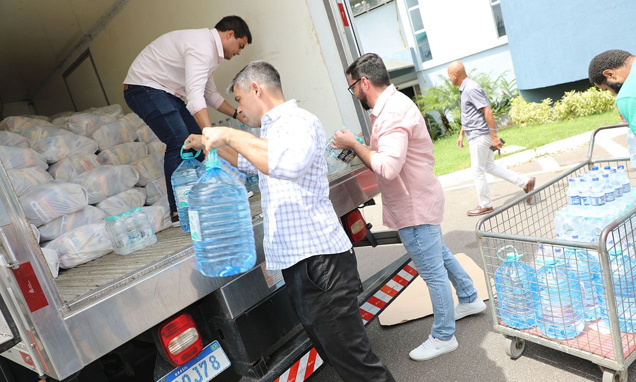 Doações de Cariacica chegam para ajudar as vítimas das chuvas em Alegre