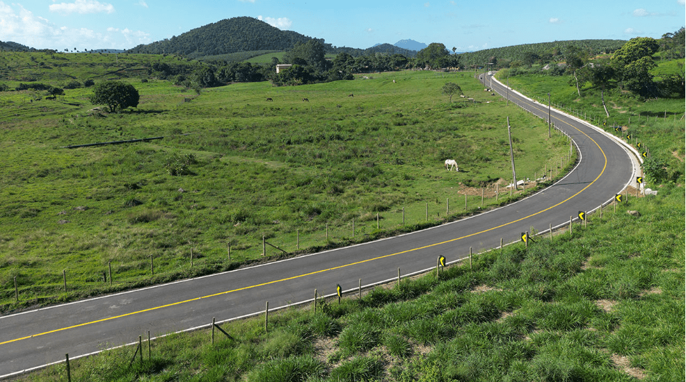 Inauguração da nova pavimentação da Estrada de Duas Bocas será neste sábado (8)