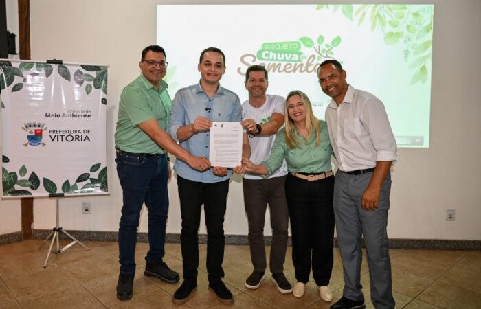 Lançamento do Projeto Chuva de Sementes é anunciado por Prefeitura de Vitória e Vale