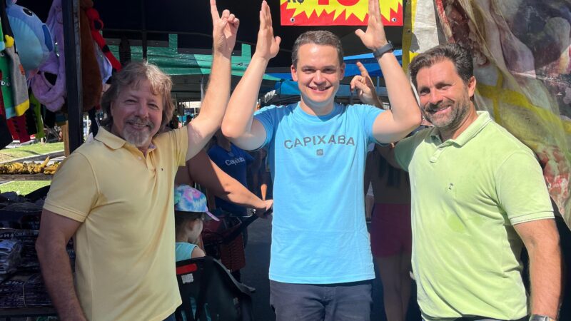 Diálogo, alegria e investimentos marcam caminhada de Pazolini na Grande Goiabeiras