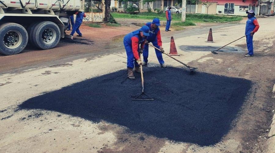Vila Velha amplia investimento na recuperação de vias e ultrapassa 440 mil m² de asfalto aplicados