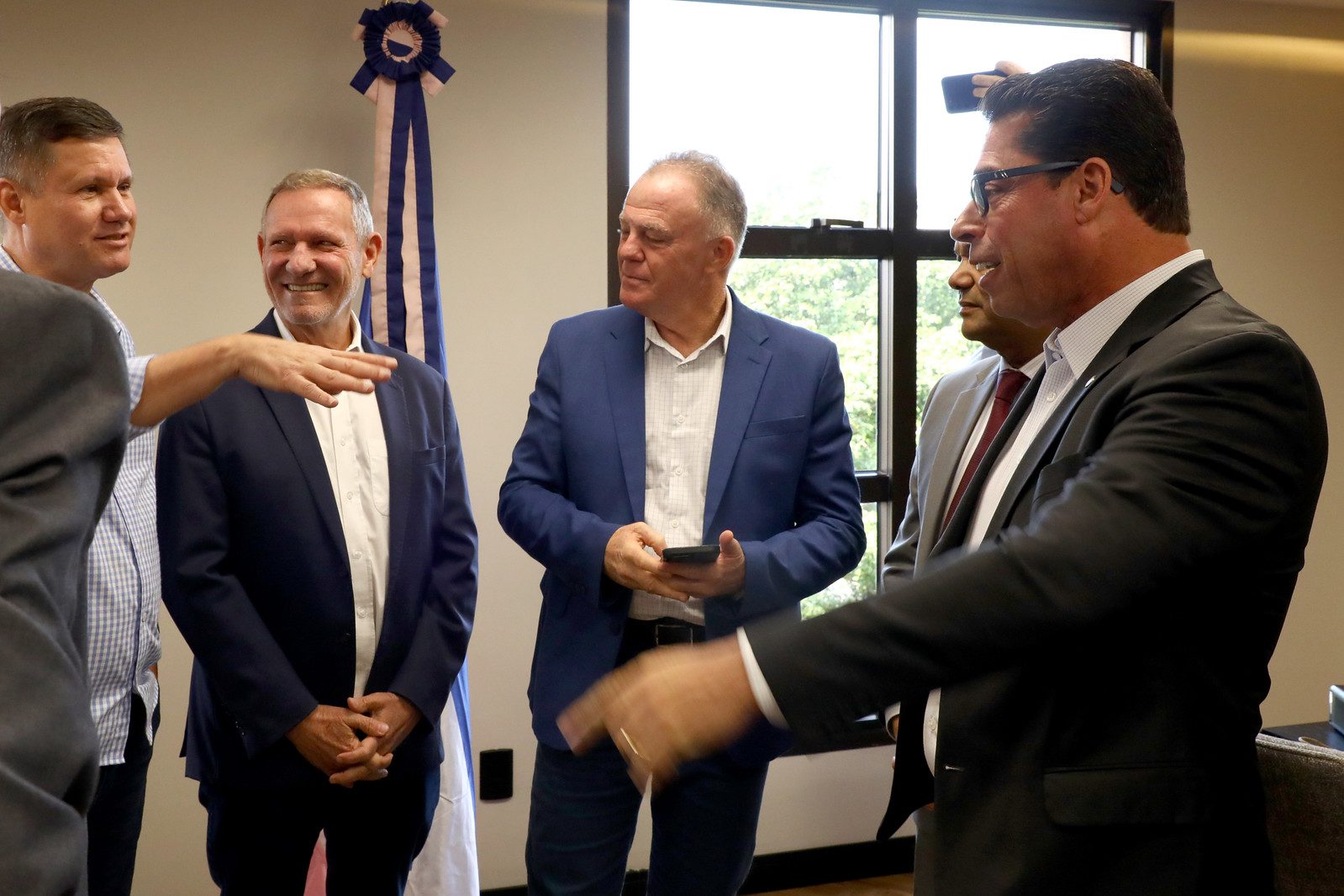 Governador e vice visitam a Ales e conhecem as novas obras do parlamento