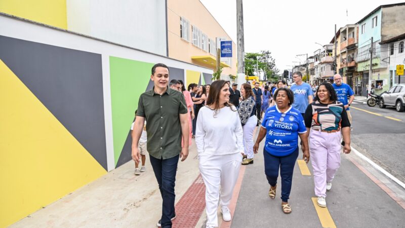Vitória 474 anos: CMEI em tempo integral Sebastião Perovano é entregue no bairro Jabour