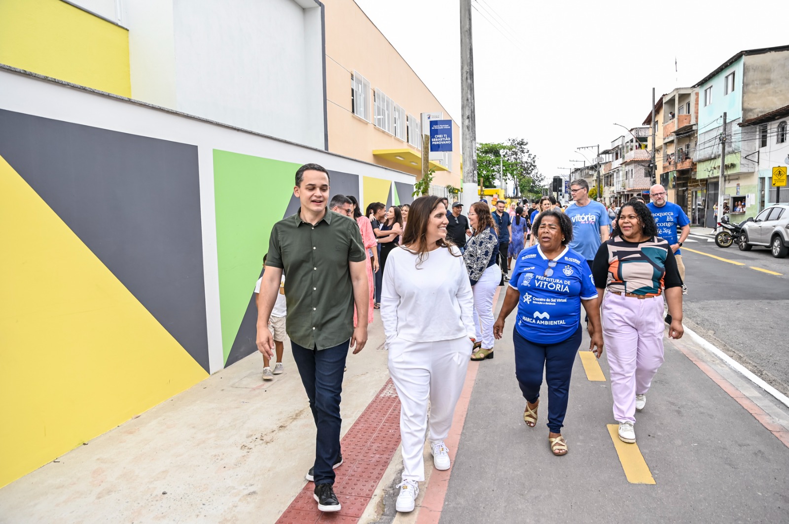 Vitória 474 anos: CMEI em tempo integral Sebastião Perovano é entregue no bairro Jabour