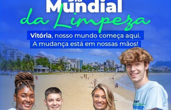 Vitória mobiliza estudantes e comunidade em grande ação de limpeza e conscientização ambiental