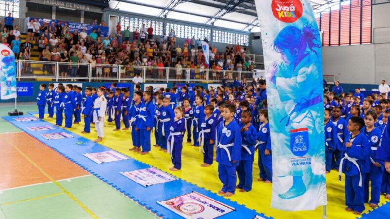 Arena Tartarugão será palco do Festival Judô Escolar Kids com 300 alunos participantes