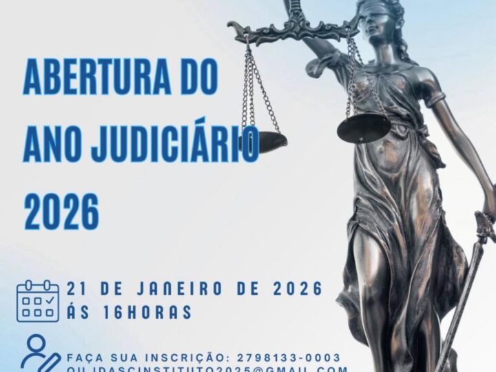 Cerimônia marca a abertura do Ano Judiciário 2026