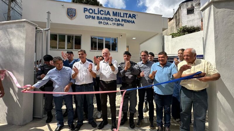 Governo do Estado inaugura novo DPM no Bairro da Penha, em Vitória