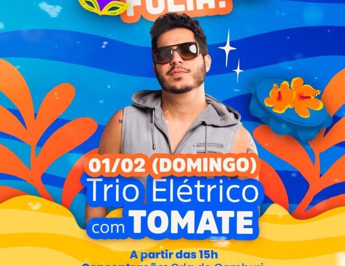 Tomate comanda trio elétrico que dá início ao Carnaval 2026 em Vitória no domingo