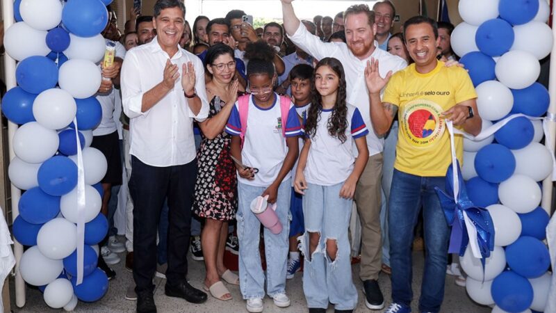 Governo do Estado inaugura escola municipal de ensino fundamental em tempo integral em Linhares