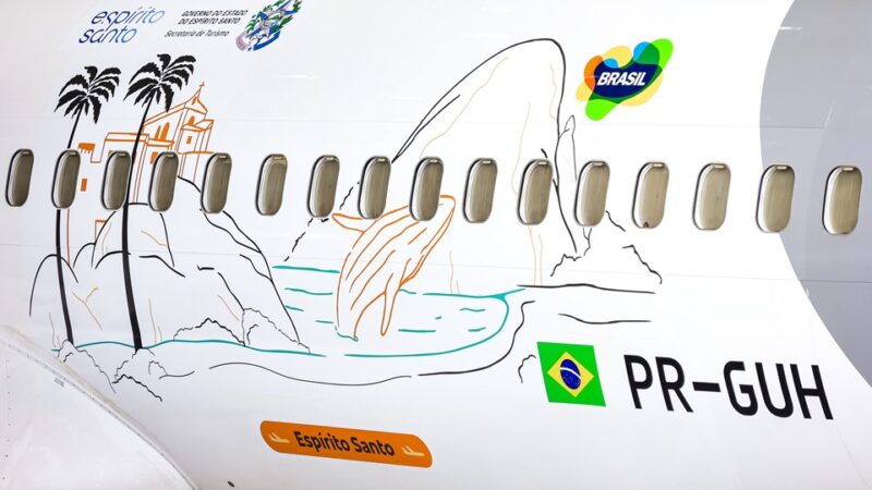 Gol lança avião com destaque para o Espírito Santo