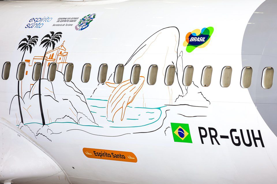 Gol lança avião com destaque para o Espírito Santo