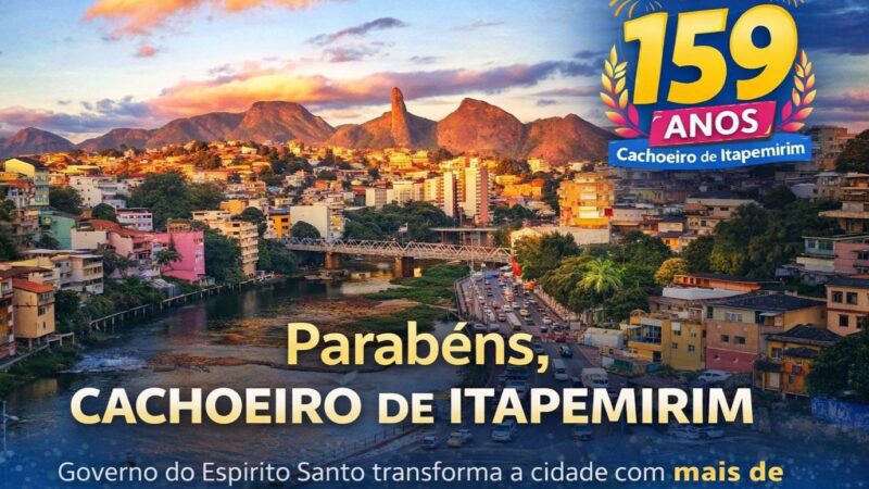 Cachoeiro 159 anos: obras, aeroporto e infraestrutura mostram força dos investimentos do Estado