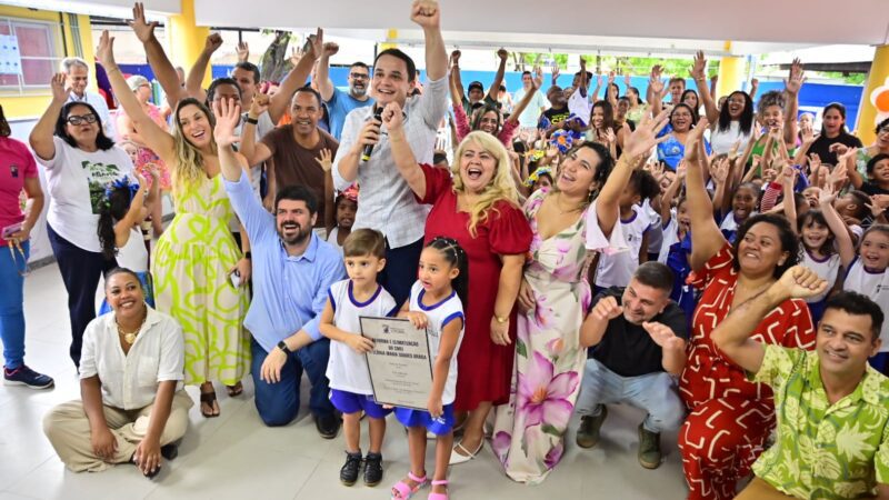 Pazolini inaugura CMEI Eldina Braga após completa revitalização