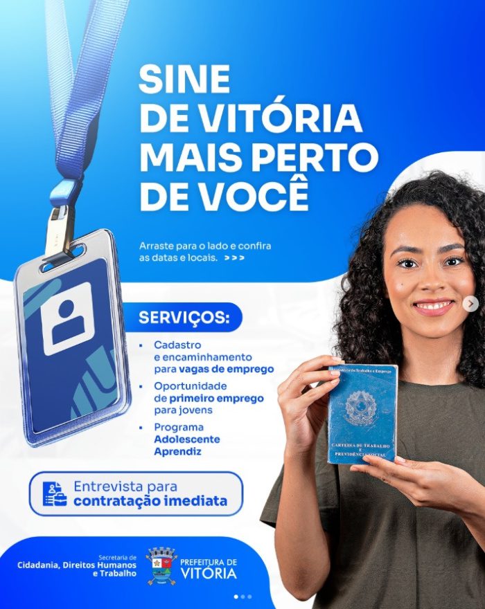 Sine leva atendimento itinerante a São Pedro nesta quarta (4)