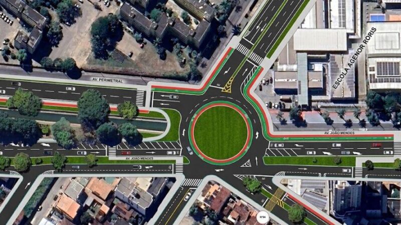 Intervenção na Avenida João Mendes reorganiza fluxo de veículos em Santa Mônica