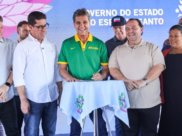 Governador Ricardo inaugura rodovia e autoriza melhorias para a educação infantil em Anchieta
