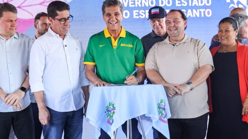 Governador Ricardo inaugura rodovia e autoriza melhorias para a educação infantil em Anchieta