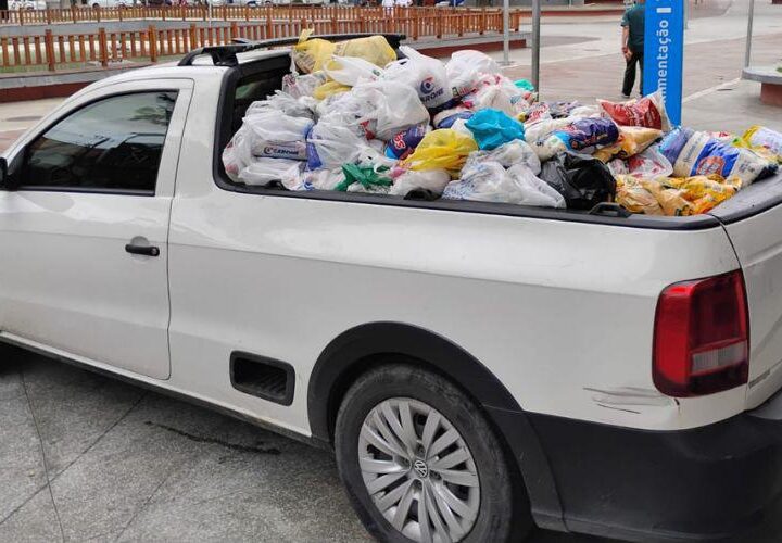 Evento esportivo arrecada 1,5 tonelada de alimentos para famílias em situação de vulnerabilidade