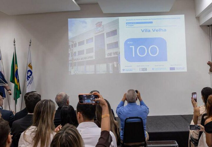 Gestão de Vila Velha é destaque em ranking de transparência e governança