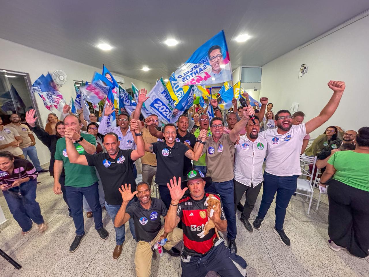 Cúpula política de Linhares declara apoio a Marcelo Santos para a Câmara Federal