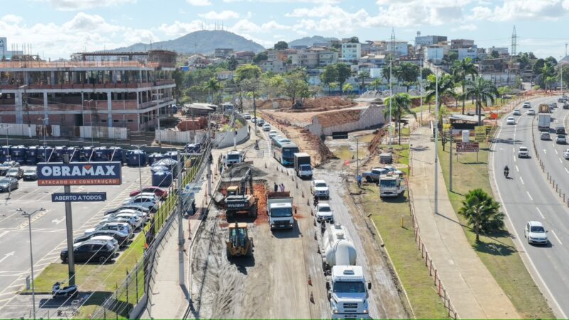 Intervenções para novo Viaduto e Mergulhão alteram ponto de ônibus na Mário Gurgel