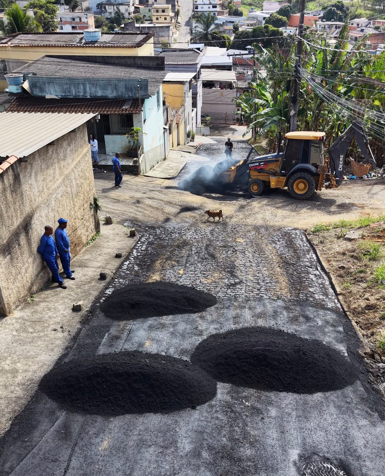 São Geraldo II recebe obras de pavimentação em trecho do bairro