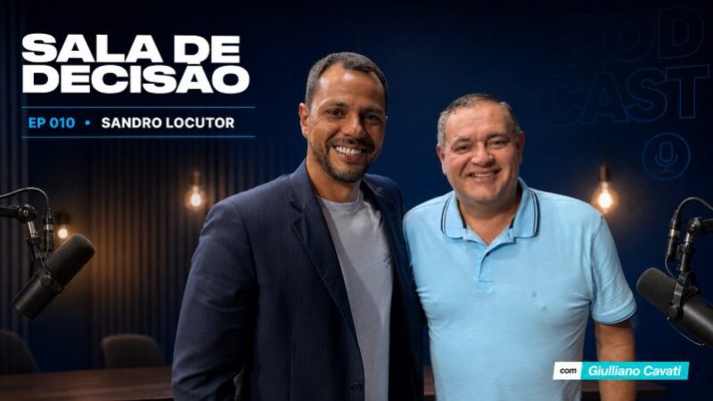 Sandro Locutor abre o coração no Sala de Decisão: da roça de Novo Brasil à presidência nacional dos deputados e o sonho de voltar a assembleia