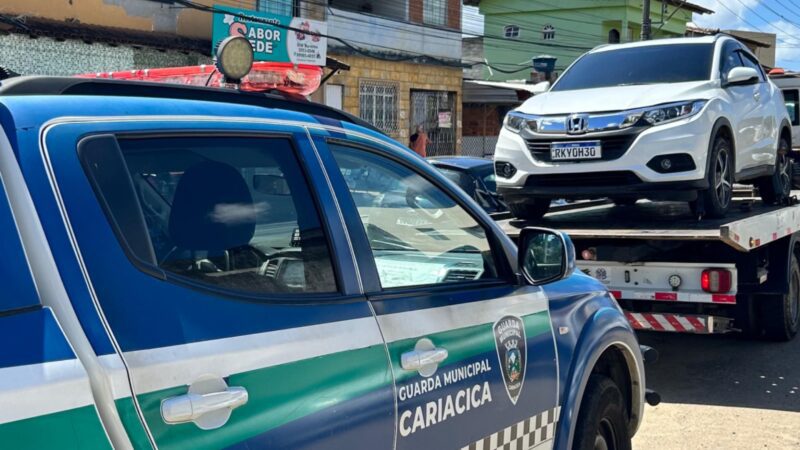 Guarda Municipal localiza e recupera veículo com restrição de roubo em São João Batista