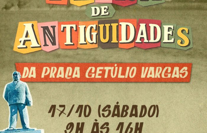 Amantes de antiguidades têm encontro marcado neste sábado na Praça Getúlio Vargas