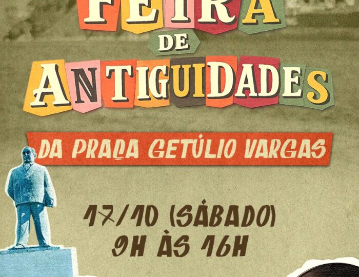 Amantes de antiguidades têm encontro marcado neste sábado na Praça Getúlio Vargas