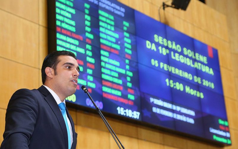 Erick Musso é reeleito como presidente da Assembleia Legislativa