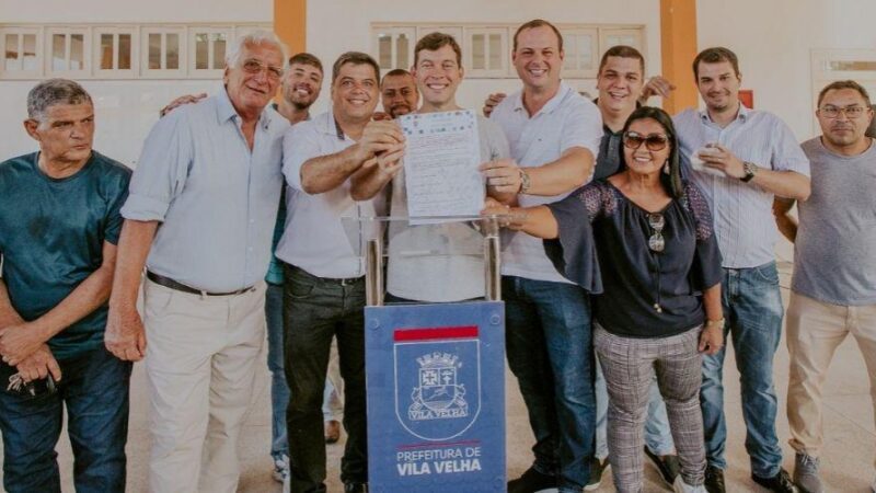 Vila Velha: ​moradores do Morro da Lagoa ganharão avenida pavimentada e drenada