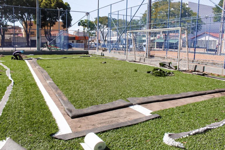 Prefeitura de Linhares realiza obras de reforma do complexo de esporte e lazer do BNH