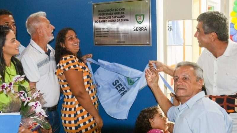 Inauguração do CMEI de Colina da Serra nesta segunda (11)