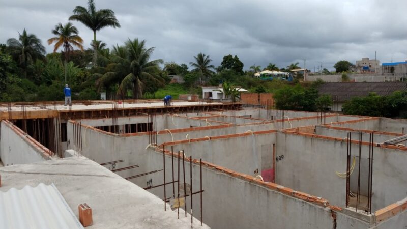 Obras do Cemei de Village do Sol seguem em andamento