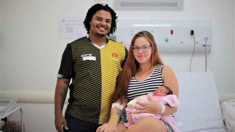 Nasce o bebê de número 1.000 do Hospital Municipal Materno Infantil da Serra