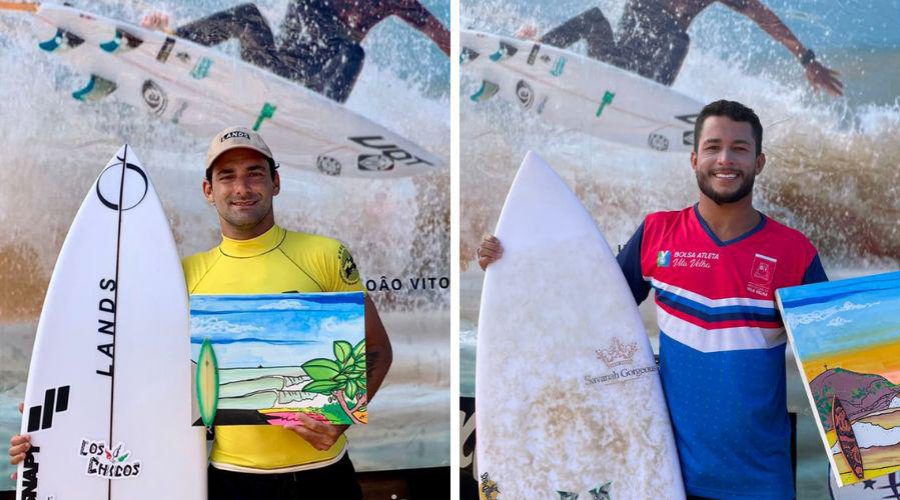 ​Contemplados do Bolsa Atleta de Vila Velha levam a melhor no estadual de surf