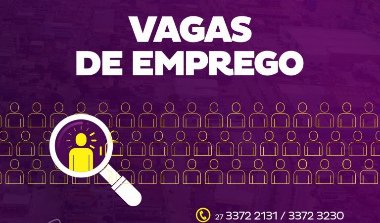 Sine Linhares está com 194 vagas de emprego nesta segunda-feira (30)