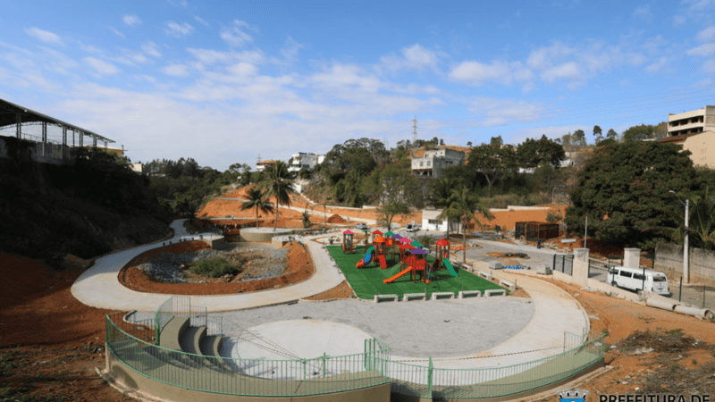 Obras seguem em ritmo acelerado no Parque da Biquinha em Jardim América