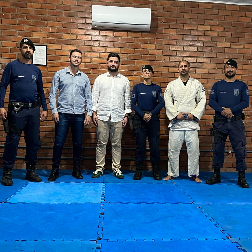 Projeto “Guarda Municipal em Ação” ensinará jiu-jitsu para crianças e adolescentes