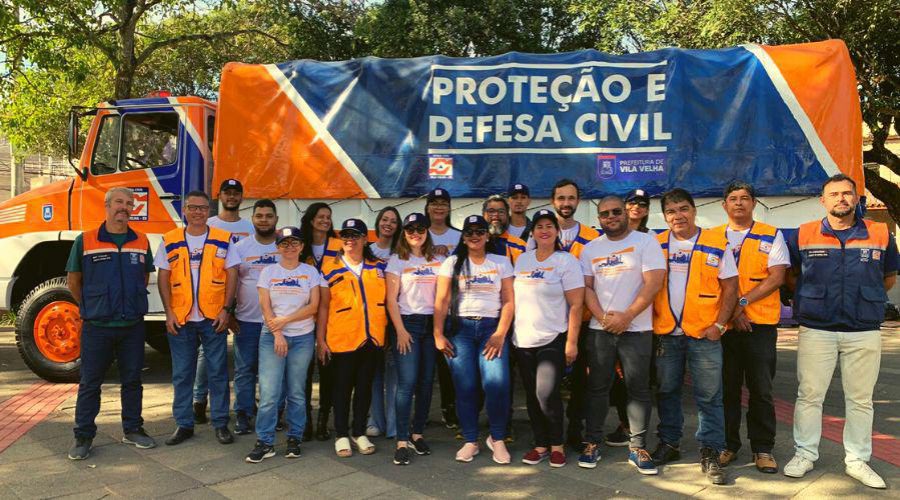 ​Defesa Civil de Vila Velha marca presença em evento em Aracruz