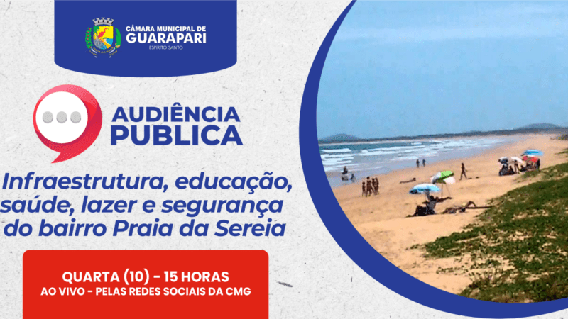 Vereadores debaterão os problemas enfrentados no bairro Praia da Sereia nesta quarta-feira